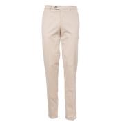 Katoenen Chino Broek Brunello Cucinelli , Beige , Heren