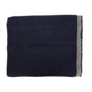 Warme Kasjmiermix Sjaal Brunello Cucinelli , Blue , Heren