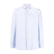 Micro-patroon overhemdjurk Ermenegildo Zegna , Blue , Heren