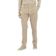 Katoenen sportbroek met rits en riemlussen Ermenegildo Zegna , Beige ,...