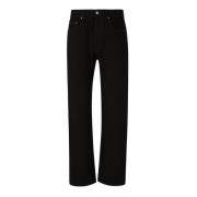 Zwarte Slim Jeans van Katoen met Geborduurd Logo Palm Angels , Black ,...