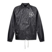 Jas met logo Palm Angels , Black , Heren