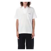 Wit/Wit Sartorial Tape Zak Polo Aw23 Palm Angels , White , Heren