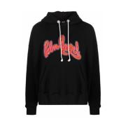 Gedurfd Logo Hoodie in Leendig Oranje Palm Angels , Black , Heren