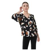 Blouse 223093 178 Joseph Ribkoff , Black , Dames