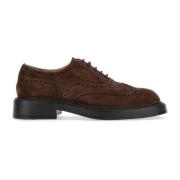 Bruine Platte Schoenen Tod's , Brown , Heren