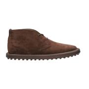 Zakelijke Schoenen, Bruin Suède Leer, Vetersluiting Tod's , Brown , He...