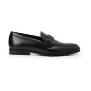 Pinaforemetal Platte Loafers voor Heren Tod's , Black , Heren