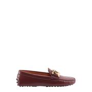 Slipper Schoenen met Metalen Logo Tod's , Brown , Dames