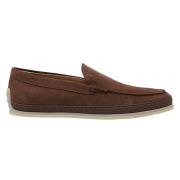 Suède Mocins Tod's , Brown , Heren