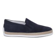 Platte schoenen met handgeweven touw Tod's , Blue , Heren