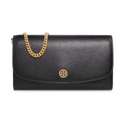 Portemonnee/kaarthouder Tory Burch , Black , Dames