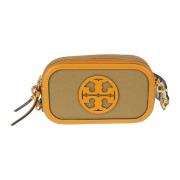 Miller Canvas Mini Crossbody Tas Tory Burch , Brown , Dames