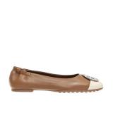 Almond Cap Toe Ballerina - Maat 36 Tory Burch , Beige , Dames