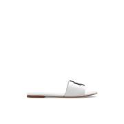 ‘Ines’ leren slides Tory Burch , White , Dames