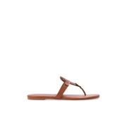 Leren slides Miller Tory Burch , Brown , Dames