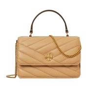 Leren Schoudertas Tory Burch , Beige , Dames