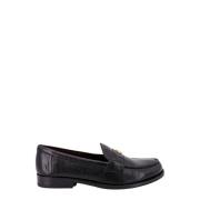 Zwarte Leren Loafers voor Dames Tory Burch , Black , Dames