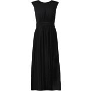 Elegante Flowy Maxi Jurk Rinascimento , Black , Dames