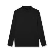 Basic Langarm Shirt met Opstaande Kraag en Logo Baldessarini , Black ,...