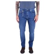 Slim-Fit Stretch Skinny Jeans Paul & Shark , Blue , Heren