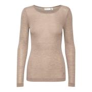 Top met Lange Mouwen InWear , Beige , Dames