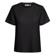 Ruimvallend Boven Elleboog T-Shirt InWear , Black , Dames