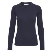 Lange Mouwen Top, Slanke Pasvorm InWear , Blue , Dames