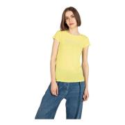 Aansluitend Jetfly T-Shirt Patrizia Pepe , Yellow , Dames