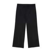 Essentiële Wijde Broek Patrizia Pepe , Black , Dames