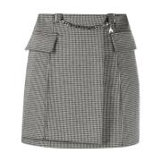 X24Q Fantasy Mini Rok Patrizia Pepe , Gray , Dames