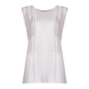 Gebreide Tops met Franjes Patrizia Pepe , White , Dames