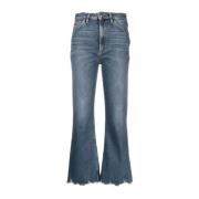 Boot-gesneden jeans 3X1 , Blue , Dames