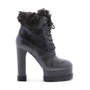 Bergliefhebber Veterschoenen Casadei , Black , Dames