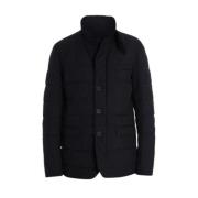 Laminaire Winddichte Blazer Herno , Blue , Heren