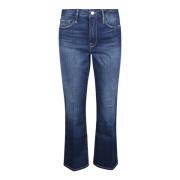 Le crop mini boot biologisch afbreekbare jeans Frame , Blue , Dames