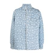 Denim Shirts ERL , Blue , Heren