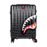 Infinity Check Trolley in Zwart en Grijs Sprayground , Black , Dames