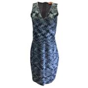 Pre-owned Fabric dresses Missoni Pre-owned , Blue , Dames