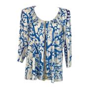 Pre-owned Fabric tops Emilio Pucci Pre-owned , Blue , Dames