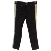 Pre-owned Cotton jeans Isabel Marant Pre-owned , Black , Dames