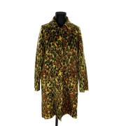 Pre-owned Wool outerwear Louis Vuitton Vintage , Yellow , Dames