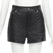 Pre-owned Leather bottoms Saint Laurent Vintage , Black , Dames