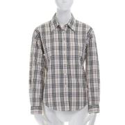 Pre-owned Cotton tops Burberry Vintage , Beige , Dames