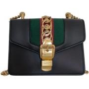 Vintage Mini Chain Tas Gucci Vintage , Black , Dames