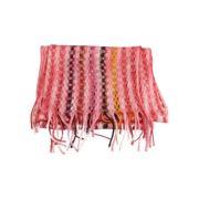 Pre-owned Fabric scarves Missoni Pre-owned , Pink , Unisex