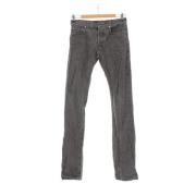 Tweedehands Grijze Katoenen Dior Jeans Dior Vintage , Gray , Dames