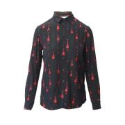 Tweedehands overhemd en blouse Saint Laurent Vintage , Black , Dames
