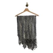 Pre-owned Wool scarves Missoni Pre-owned , Gray , Dames