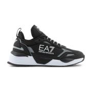 Zwart Zilver Casual Sneaker Emporio Armani EA7 , Black , Heren